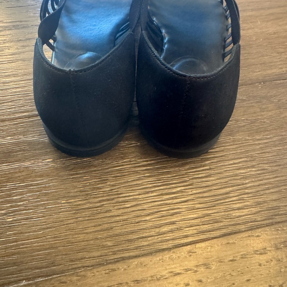 Eileen Fisher Summer Sandals black 6.5 NWOT - Picture 3 of 4